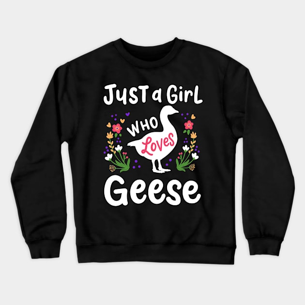 Geese Goose Geese Lover Crewneck Sweatshirt by KAWAIITEE